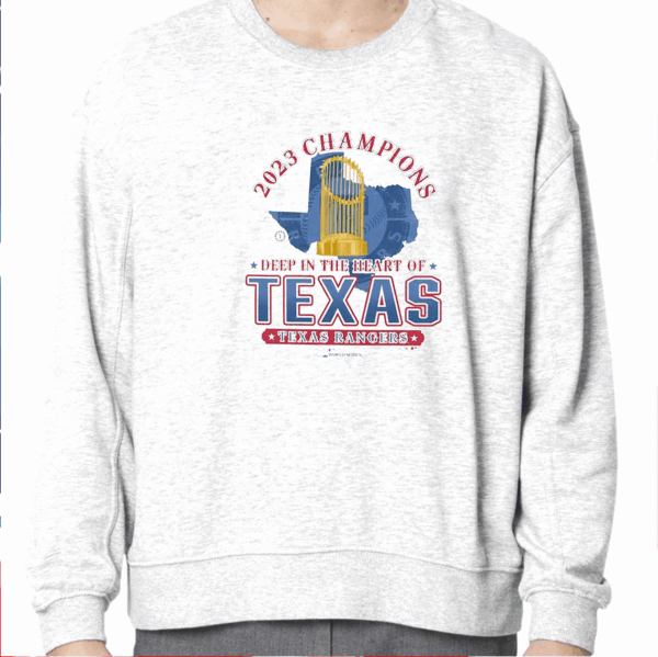 Texas Rangers 2023 World Series Champions Deep In The Heart Of Texas Shirt