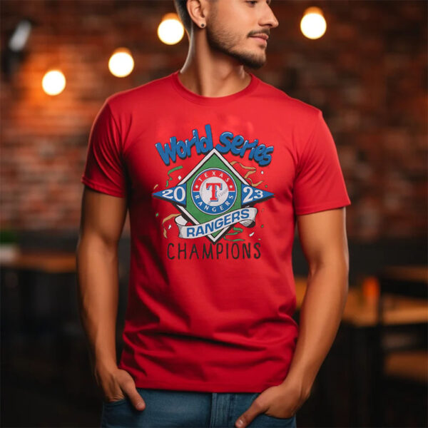 2023 World Series Champions Rangers T-Shirt