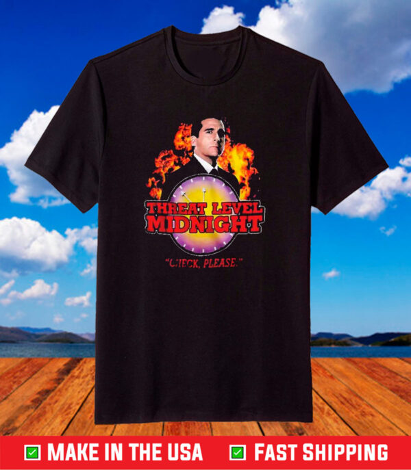 Official The Office Threat Level Midnight Shirt