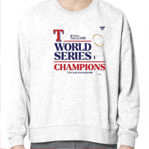 Official Rangers 2023 World Series Champions Locker Room Shirt