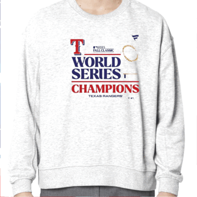 Official Rangers 2023 World Series Champions Locker Room Shirt