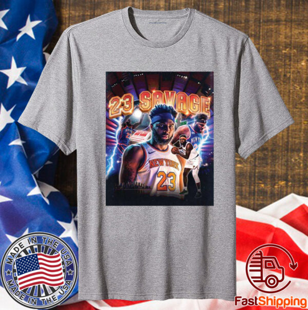 Mitchell Robinson 23 Savage Shirt