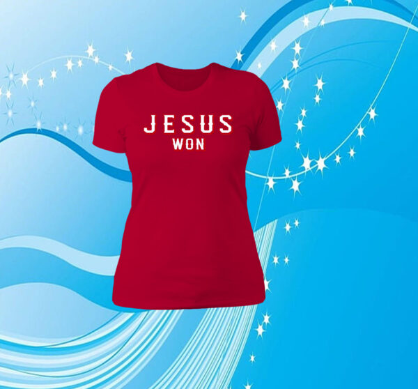 Evan Carter Jesus Won Women T-Shirt