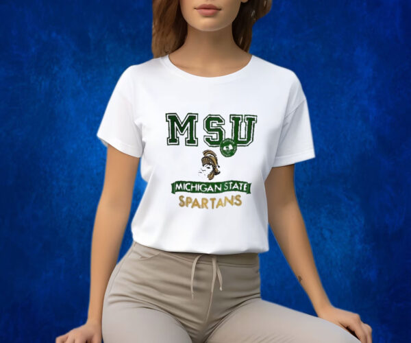 90s Michigan State University MSU Spartans Shirts