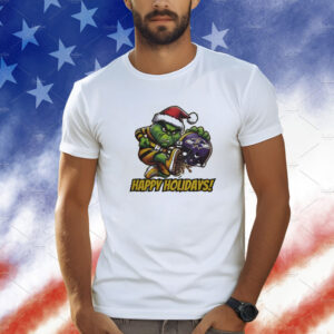 Santa Hat Grinch Pittsburgh Steelers vs Baltimore Ravens Happy Holidays Shirts