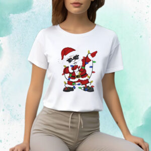 Santa Claus With Christmas Lights Shirts