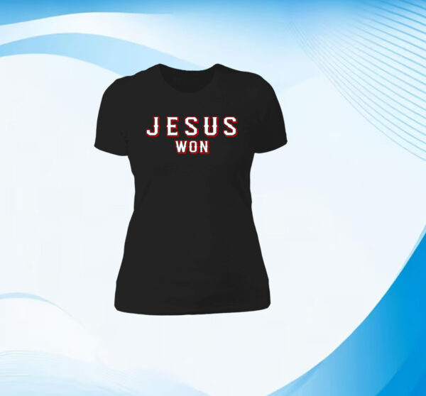 Evan Carter Jesus Won Women T-Shirt