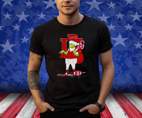 Santa Grinch Indiana Hoosiers Christmas 2023 Shirts