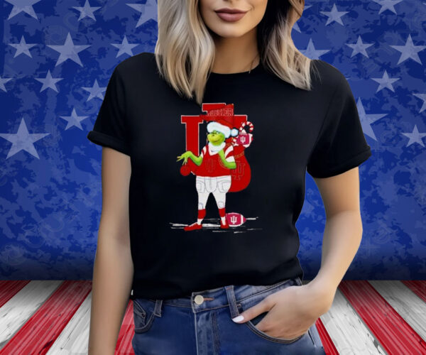 Santa Grinch Indiana Hoosiers Christmas 2023 Shirts