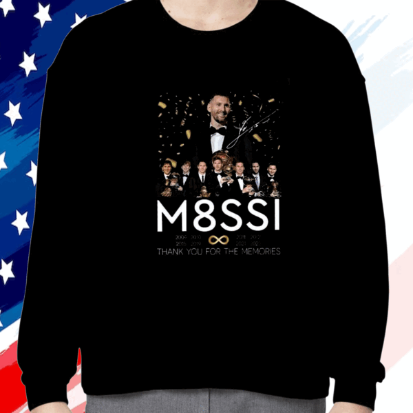 M8SSI Infiniti Eighth Ballon d’Or Thank You For The Memories Shirt