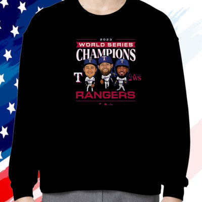 Texas Rangers 2023 World Series Champions Star Players Shirt