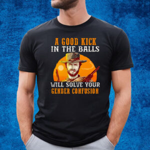 A Good Kick In The Balls Will Solve Your Gender Confusion T-Shirt