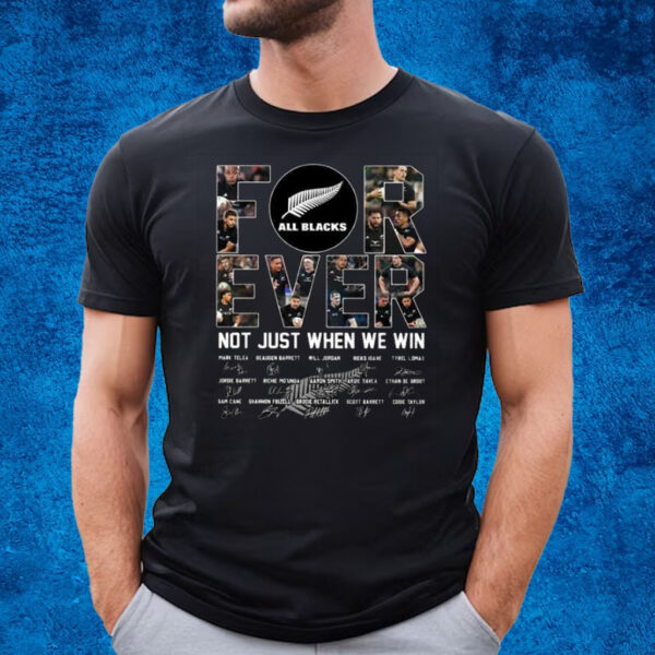 All Blacks Not Just When We Win T-Shirt