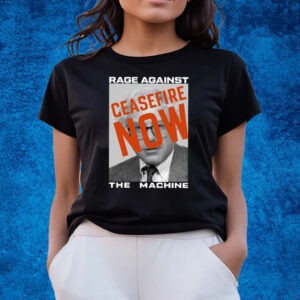Ally Beardsley Bernie Sanders Rage Against The Machine Ceasefire Now T-Shirts