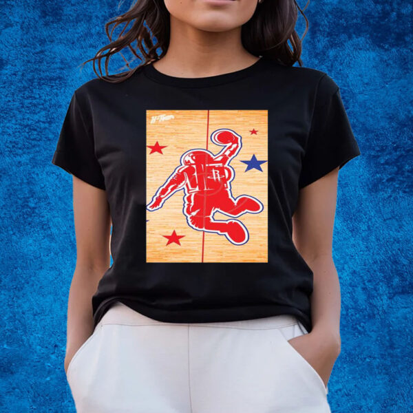 Astronaut On The Field Houston Rocket T-Shirts