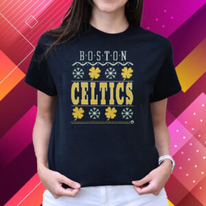 Boston Celtics Holiday Ugly Christmas Sweater T-Shirts