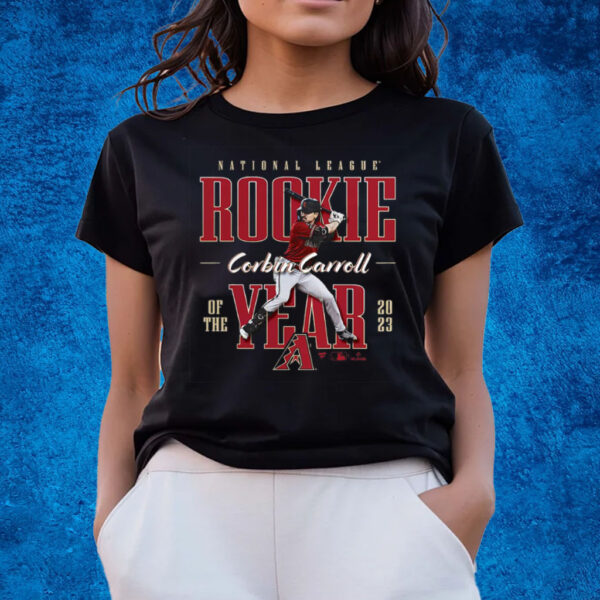 Corbin Carroll Arizona Diamondbacks 2023 Nl Rookie Of The Year T-Shirts