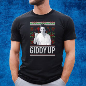 Cosmo Kramer Giddy Up Christmas T-Shirt