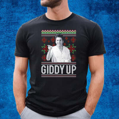 Cosmo Kramer Giddy Up Christmas T-Shirt