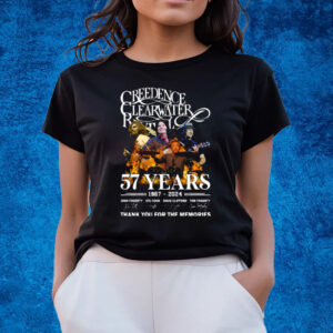 Creedence Clearwater Revival 57 Years 1967 – 2024 Thank You For The Memories T-Shirts