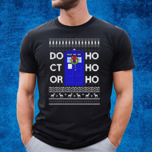 Doctor Who Tardis Ho Ho Ho Christmas T-Shirt