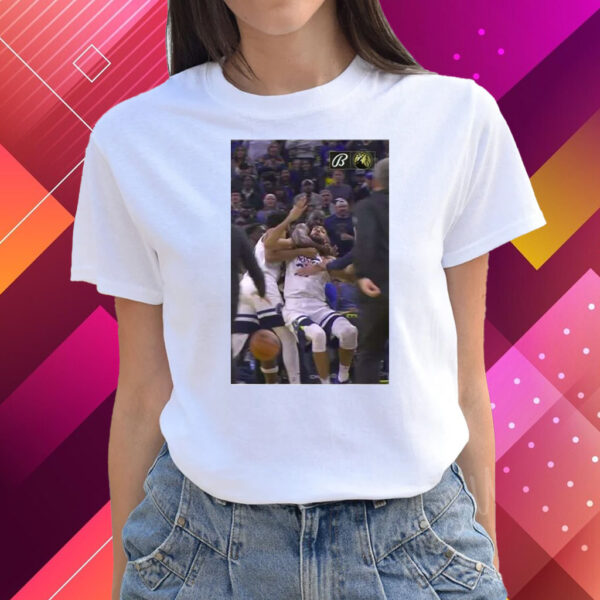 Draymond Green Chocked Rudy Gobert T-Shirts