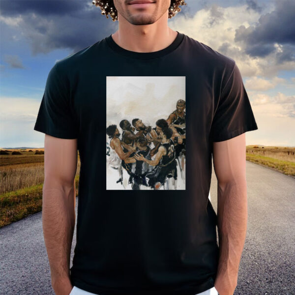 Draymond Green Headlocks Rudy Gobert Paint T Shirt