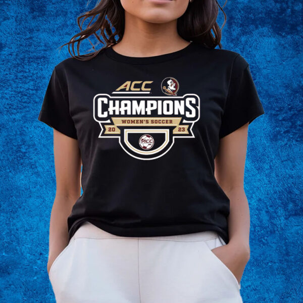 Florida State Seminoles023 Acc Women’s Soccer Conference Tournament Champions Locker Room T-Shirts