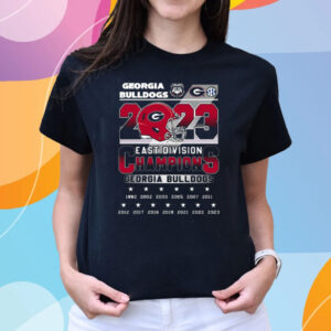 Georgia Bulldogs 2023 Sec East Champions Shirts