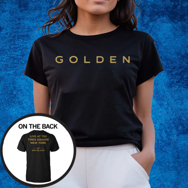 Golden Live At Tsx Times Square New York Nov 09 2023 T-Shirts