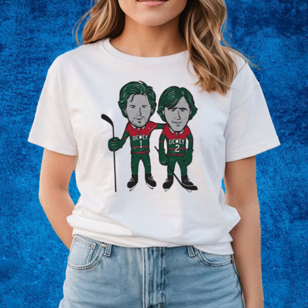 Hockeylodge Minnesota Wild Sotastick Meet The Deweys T-Shirts