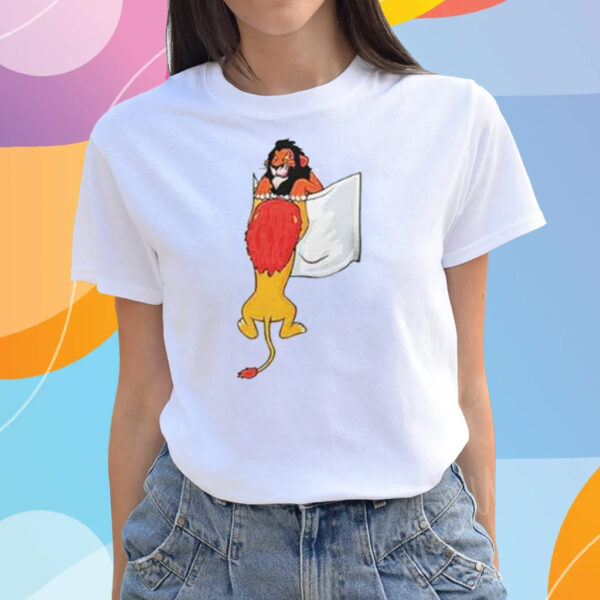 Lion King Scar And Mufasa In A Pocket T-Shirts