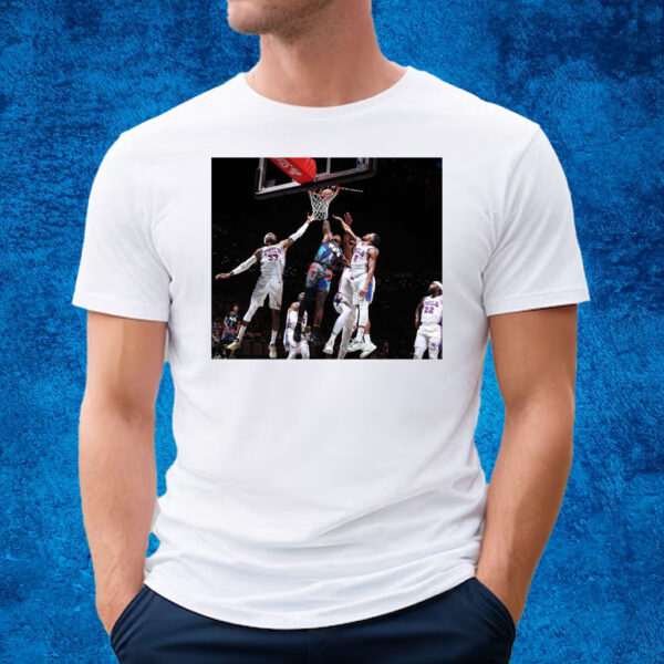 Lonnie Walker Dunked On Every 76ers Player T-Shirt