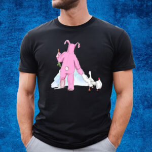 Matthew Perry Pink Bunny And Chicken Sweatshirt T-Shirt