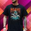 Miami Football Skeleton Dead T-Shirt