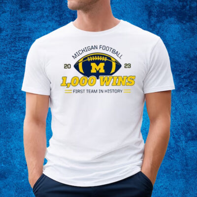 Michigan Football 1000 Wins T-Shirt