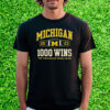 Michigan Wolverines Champion Football 1000 Wins T Shirt
