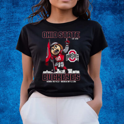 Ohio State Est 1870 Buckeyes Across The Field Buckeye Battle Cry T-Shirts