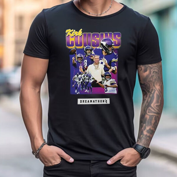 QB Jaren Hall Kirk Cousins Vikings Shirt