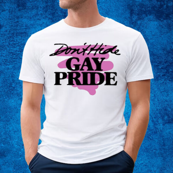 Retro Gay Pride Don't Hide Gay Pride T-Shirt