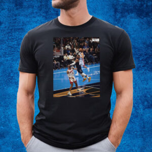 Russell Westbrook Dunk Covered Dillon Brooks Whole Face T-Shirt