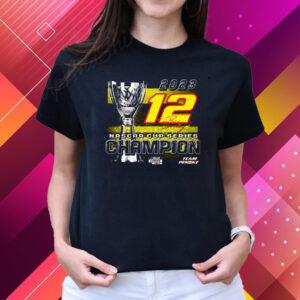 Ryan Blaney Team Penske 2023 Nascar Cup Series Champion Trophy T-Shirts