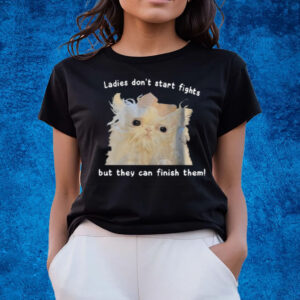 Ryan Colt Levy Ladies Don't Start Fights But They Can Finish Them T-Shirts