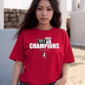 Stanford Cardinal 2023 Pac-12 Women’s Volleyball Regular Season Champions Locker Room T-Shirts