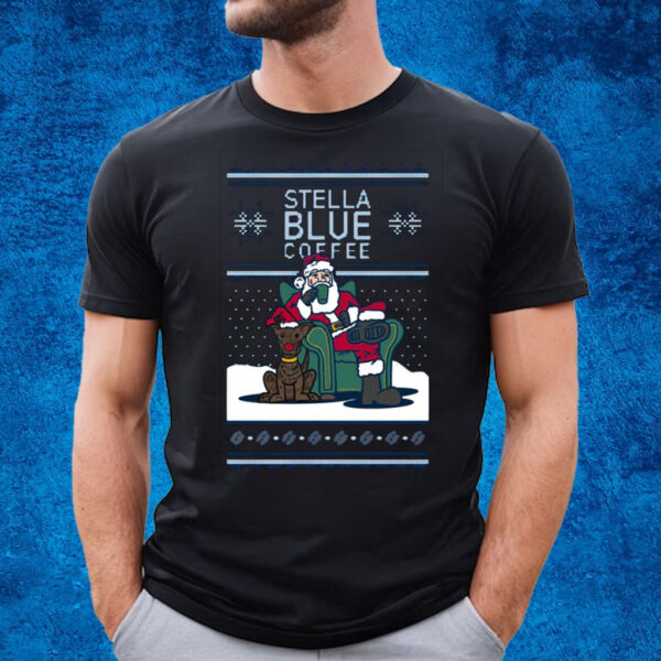 Stella Blue Coffee Ugly Sweater T-Shirt