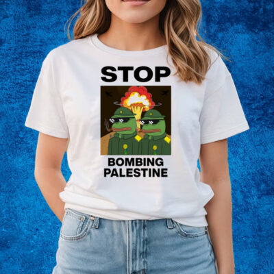 Stop Bombing Palestine Free Palestine T-Shirts