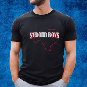 Stroud Boys Texans State Outline T-Shirt