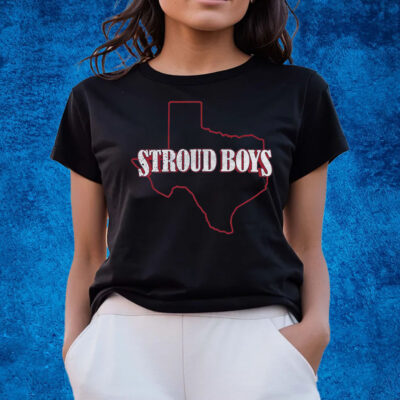 Stroud Boys Texans State Outline T-Shirts