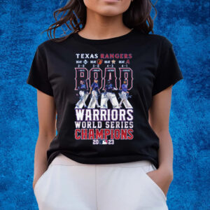 Texas Rangers Warriors World Series Champions 2023 T-Shirts