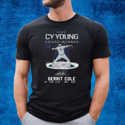 The 2023 Al Cy Young Award Winner Is Gerrit Cole T-Shirt